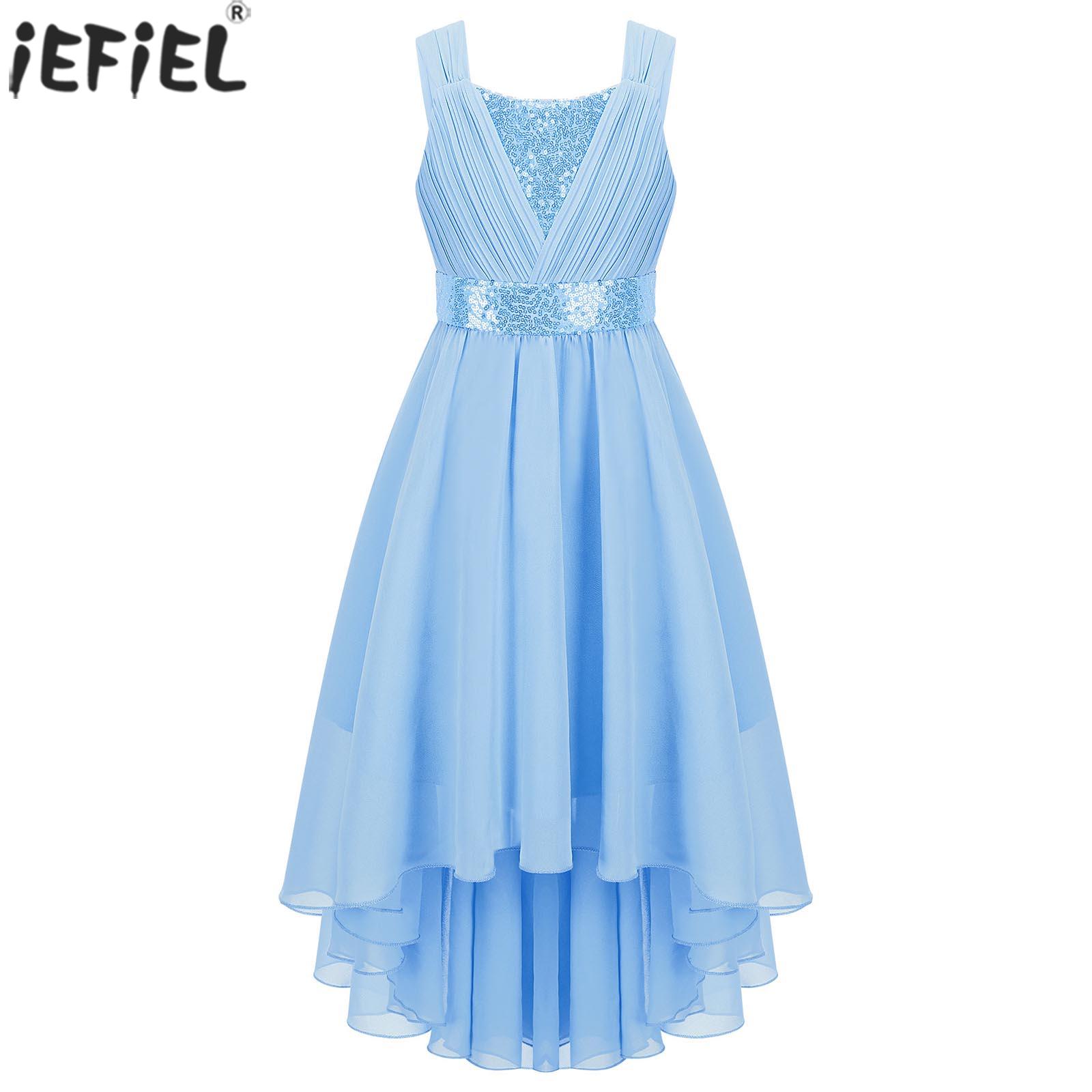 Women'S Formal Wear For Girls - Kids Girls Sequins Ruched Party Birthday