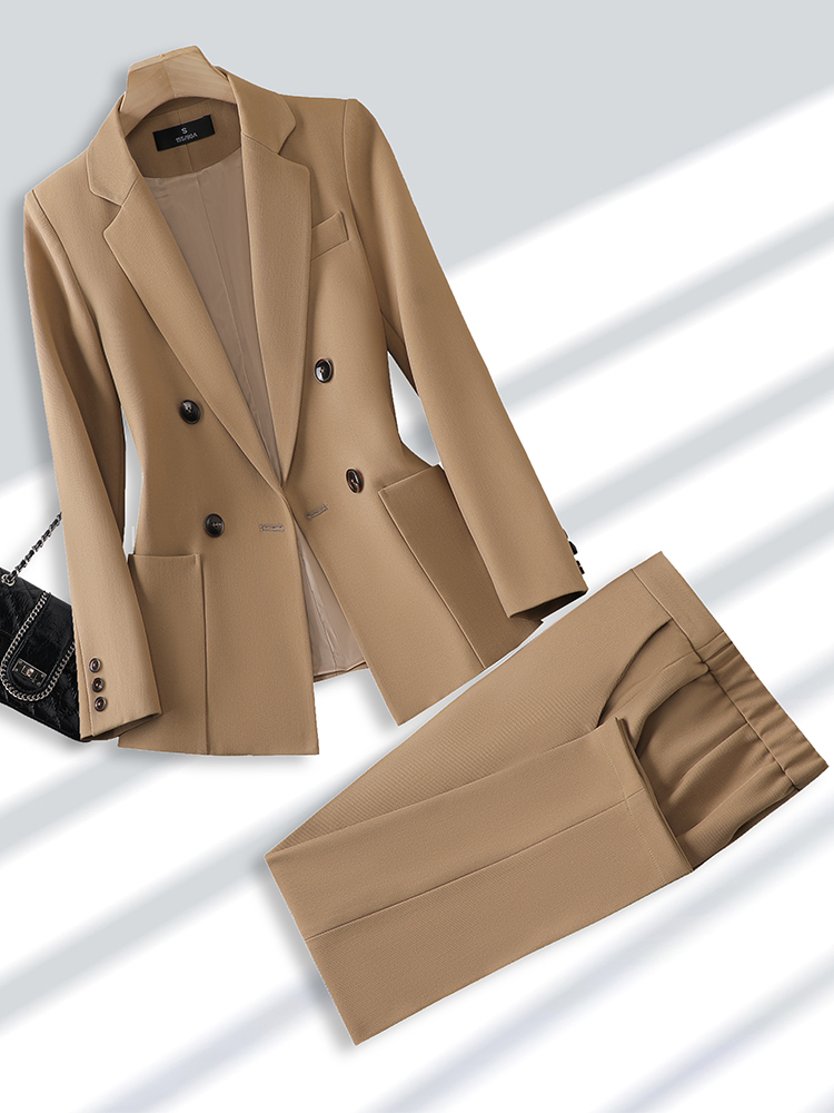 Women Formal Wear Office - Fashion Ladies Pant Suit Formal Women