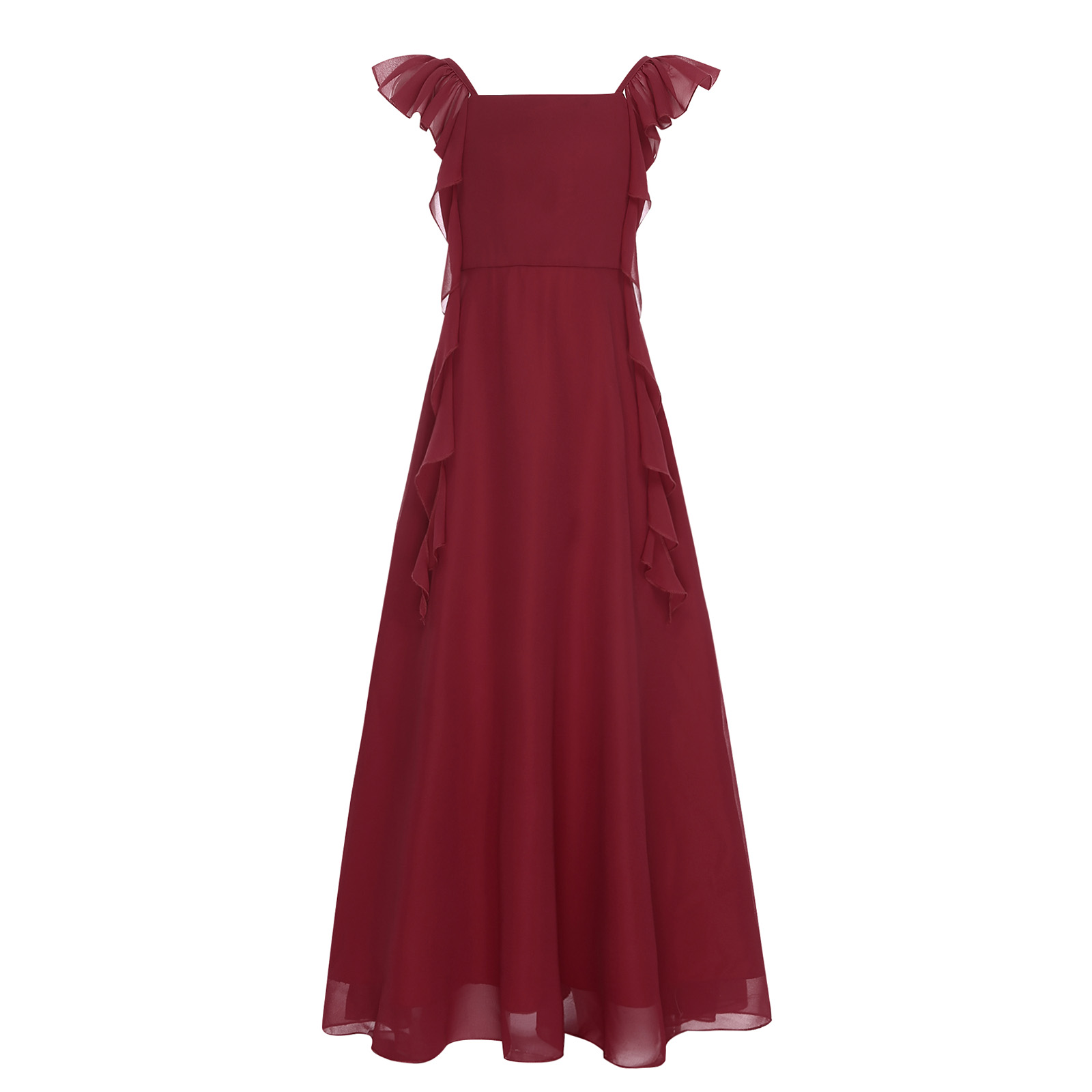 Girls Ruffle Sleeve Chiffon A  - огляд і ціна Women'S Formal Wear For Girls