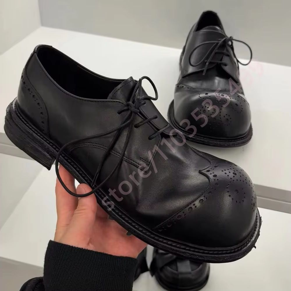 Vintage 2026 Black Leather Der - огляд і ціна Formal Women Daily Wear Shoes
