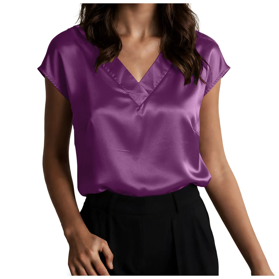 Women Silk Satin Tank Tops V N - огляд і ціна Silk Camisole Work