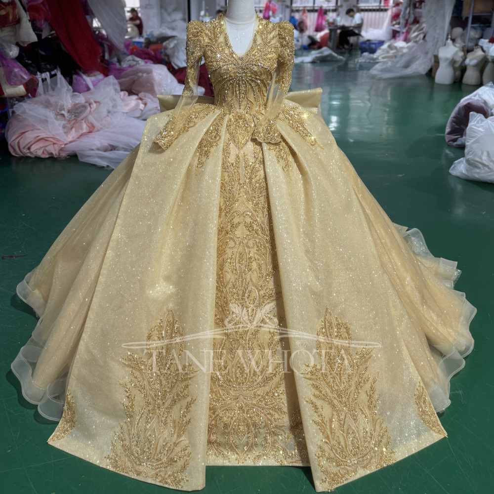 Elegant V-Neck Evening Dress 2 - огляд і ціна Yellow Formal Wear Women