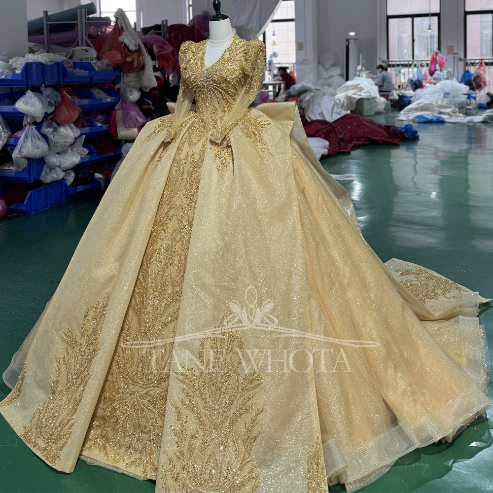 Elegant V-Neck Evening Dress 2 - огляд і ціна Yellow Formal Wear Women