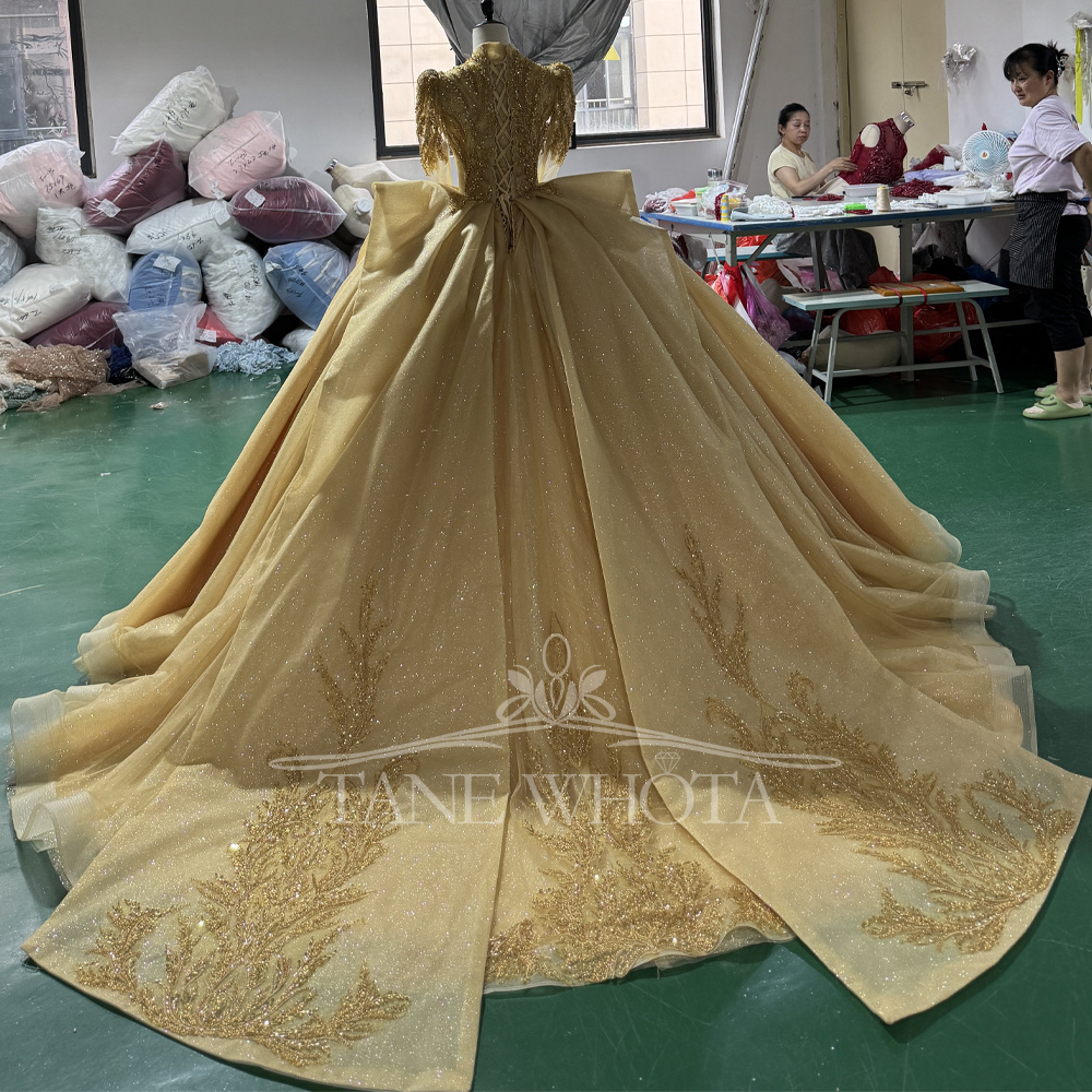 Elegant V-Neck Evening Dress 2 - огляд і ціна Yellow Formal Wear Women