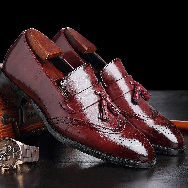 Classic Men's Leather Tassel L - огляд і ціна Formal Women Daily Wear Shoes