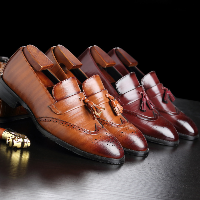 Classic Men's Leather Tassel L - огляд і ціна Formal Women Daily Wear Shoes