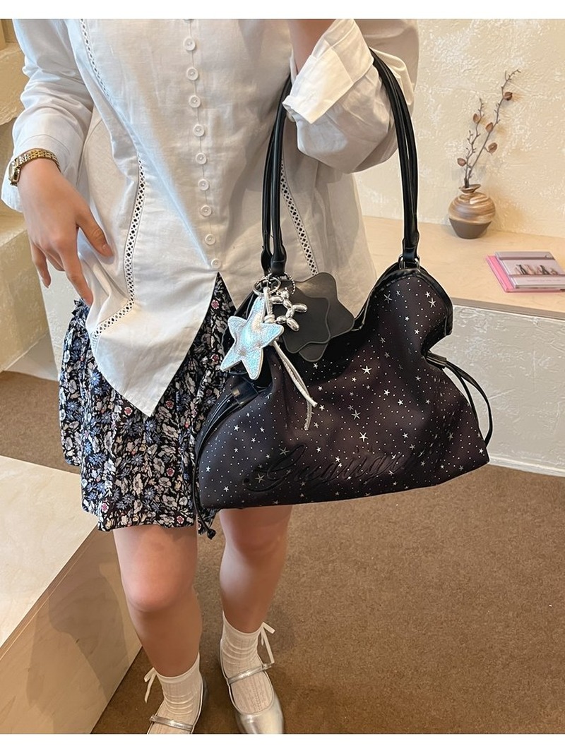 Women Star Pattern Shoulder To - огляд і ціна Structured Handbag Work