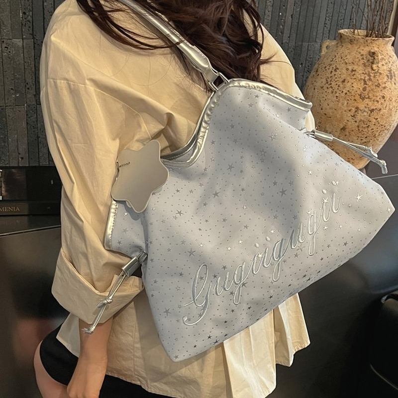 Women Star Pattern Shoulder To - огляд і ціна Structured Handbag Work