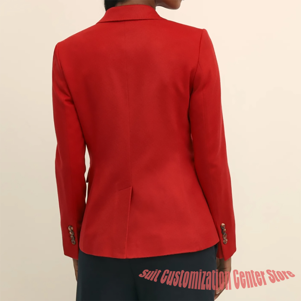 Women's Navy Woolen Clothes Si - огляд і ціна Formal Winter Wear Women Jacket
