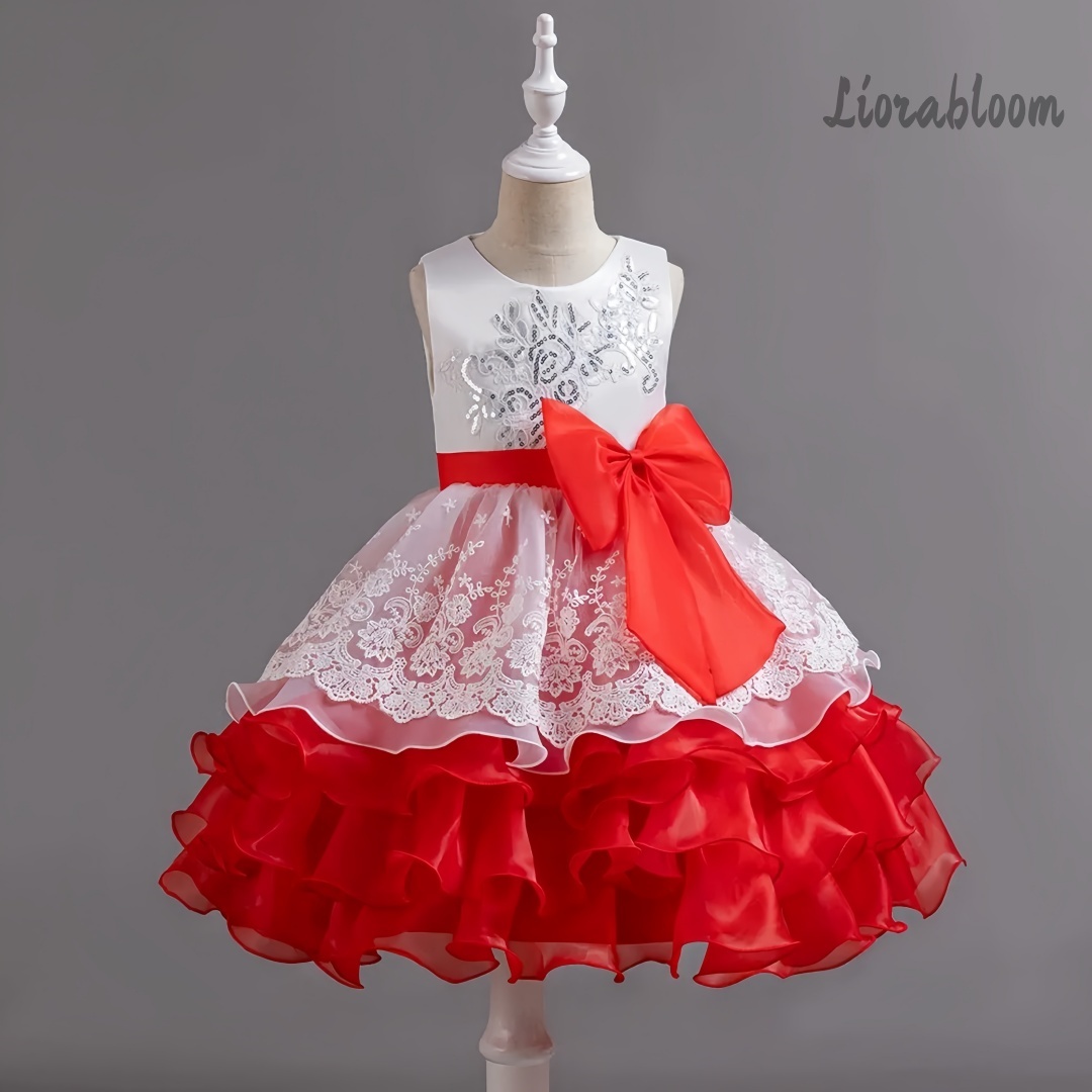 Girls' Dress With Large Bow Sl - огляд і ціна Women'S Formal Wear For Girls