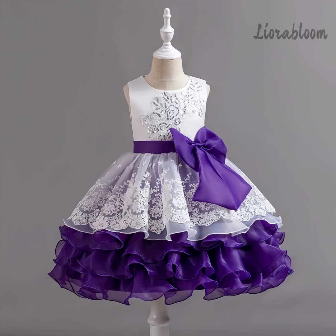 Girls' Dress With Large Bow Sl - огляд і ціна Women'S Formal Wear For Girls