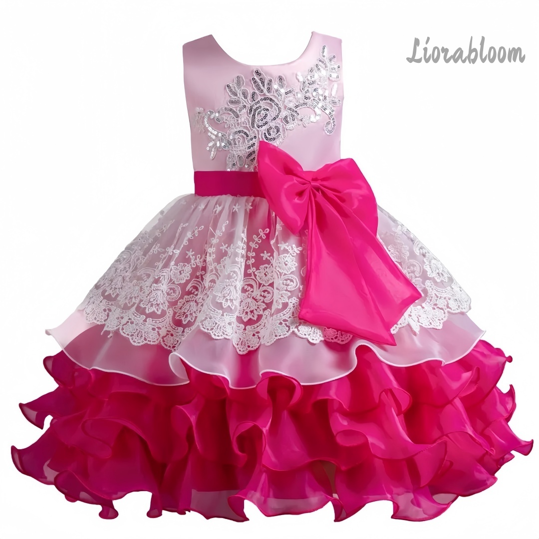 Girls' Dress With Large Bow Sl - огляд і ціна Women'S Formal Wear For Girls