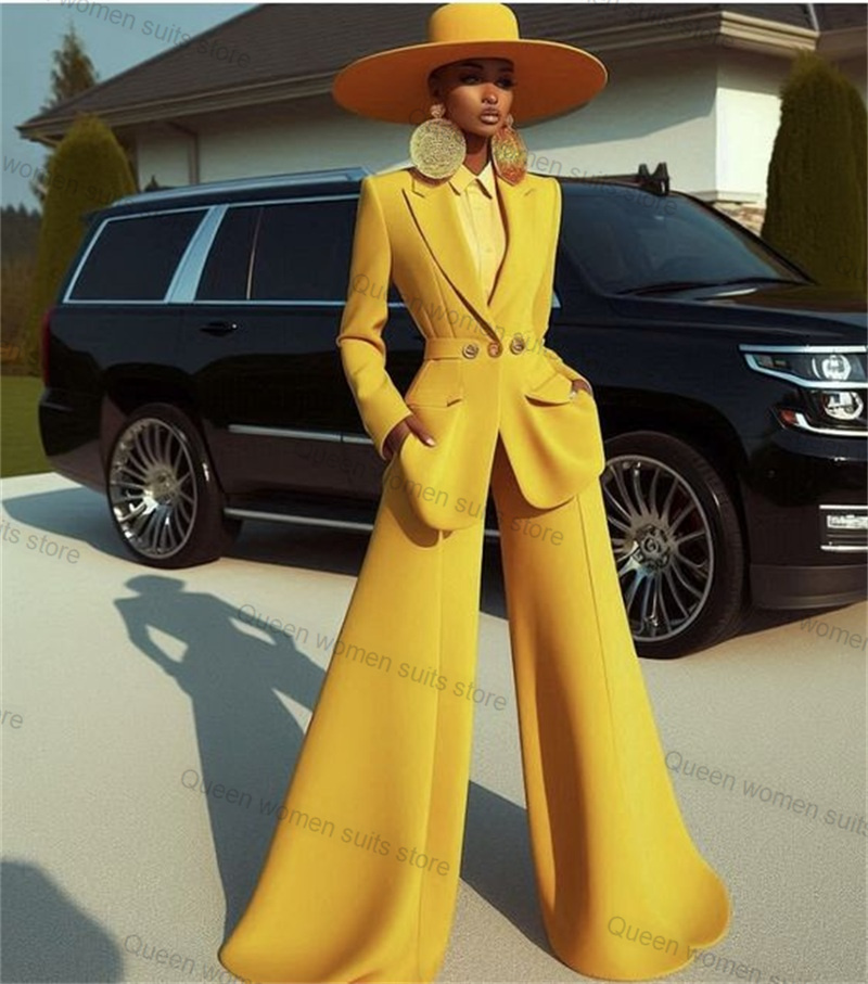 Yellow Cotton Women Suit Set 2 - огляд і ціна Women'S Formal Jackets To Wear With Dresses