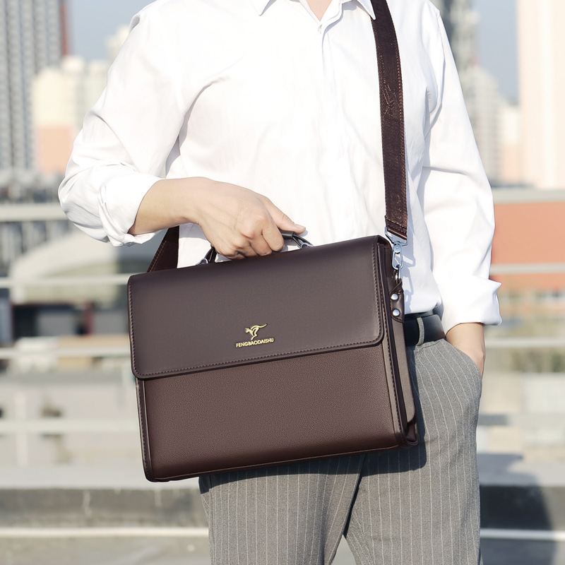 Leather Luxury Briefcases For  - огляд і ціна Structured Handbag Work
