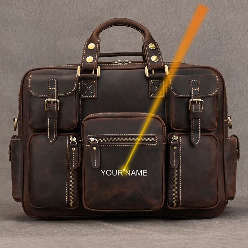 Luufan Vintage Crazy Horse Lea - огляд і ціна Structured Handbag Work