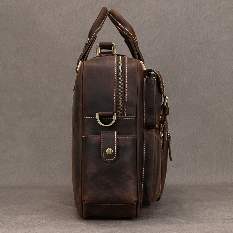 Luufan Vintage Crazy Horse Lea - огляд і ціна Structured Handbag Work