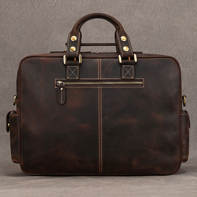 Luufan Vintage Crazy Horse Lea - огляд і ціна Structured Handbag Work