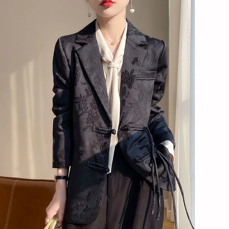 Women's White Textured Blazer  - огляд і ціна Women Formal Wear Office