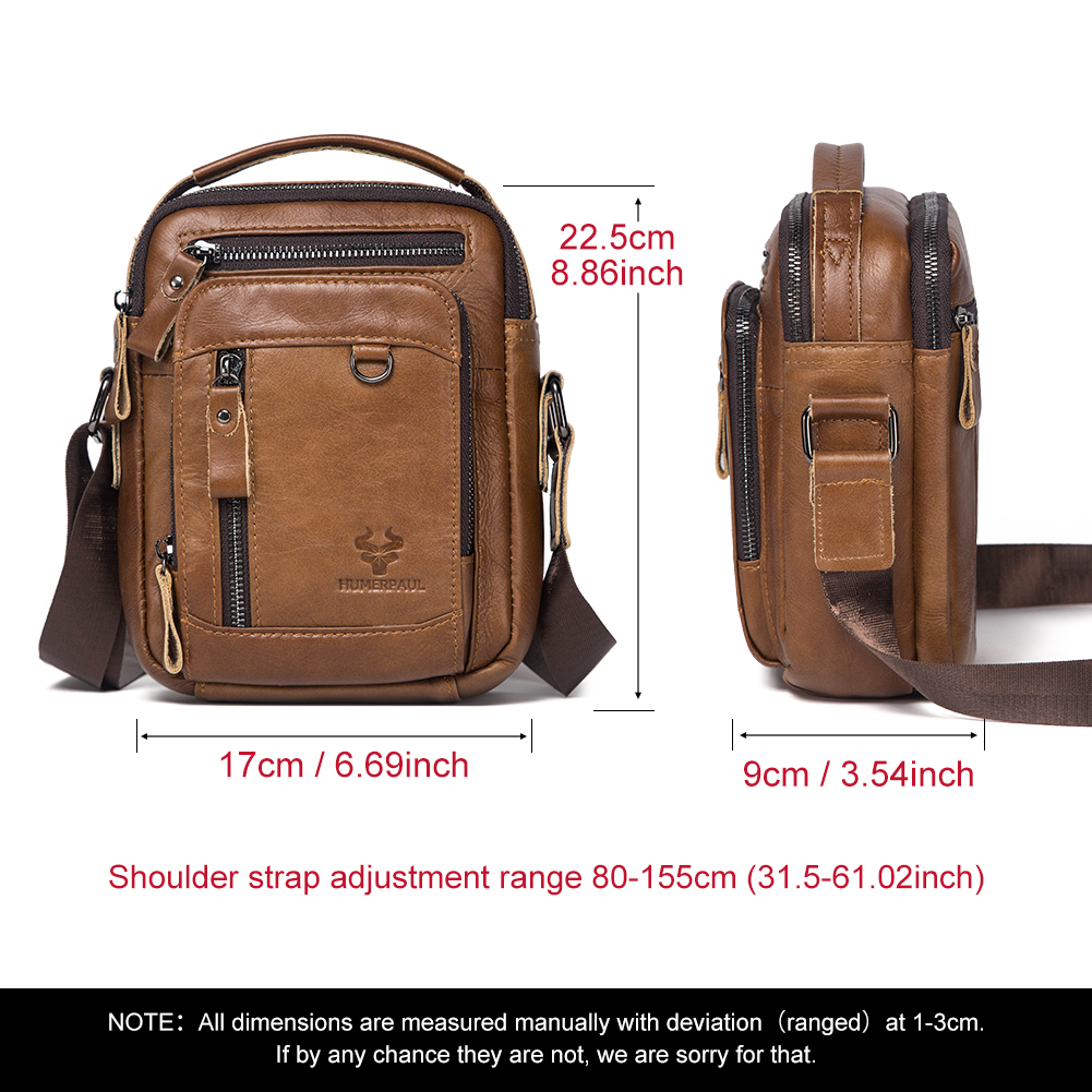 HUMERPAUL 100% Genuine Leather - огляд і ціна Structured Handbag Work