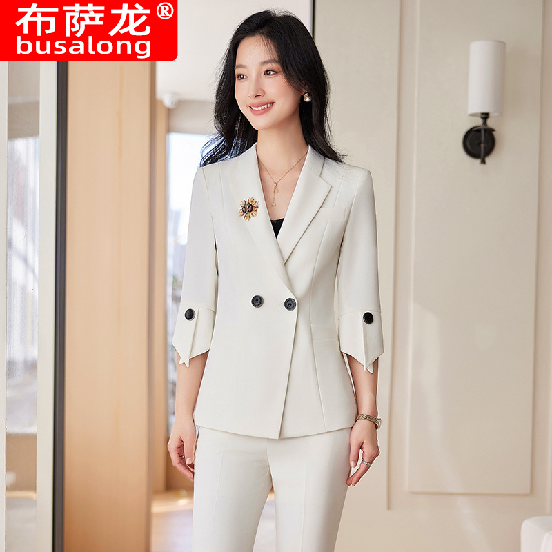Spring Summer New Yellow Suit  - огляд і ціна Yellow Formal Wear Women