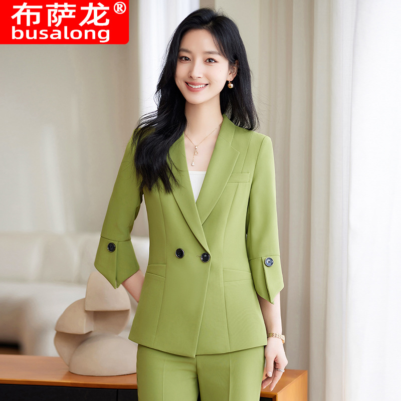 Spring Summer New Yellow Suit  - огляд і ціна Yellow Formal Wear Women