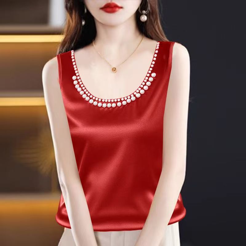 Solid Satin Silk Camisole Crop - огляд і ціна Silk Camisole Work