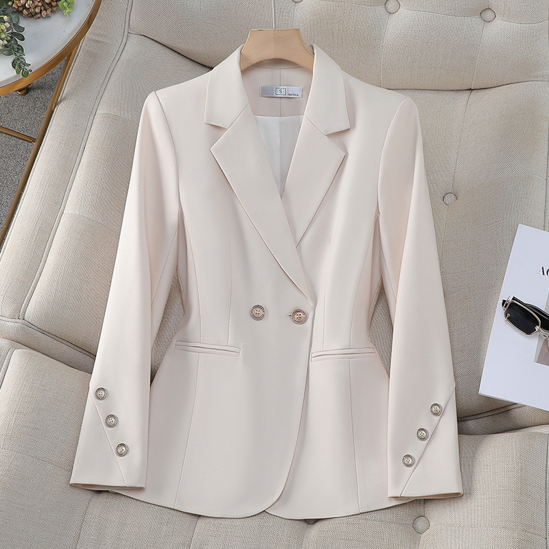 Women Double Breasted Solid Bl - огляд і ціна Formal Winter Wear Women Jacket