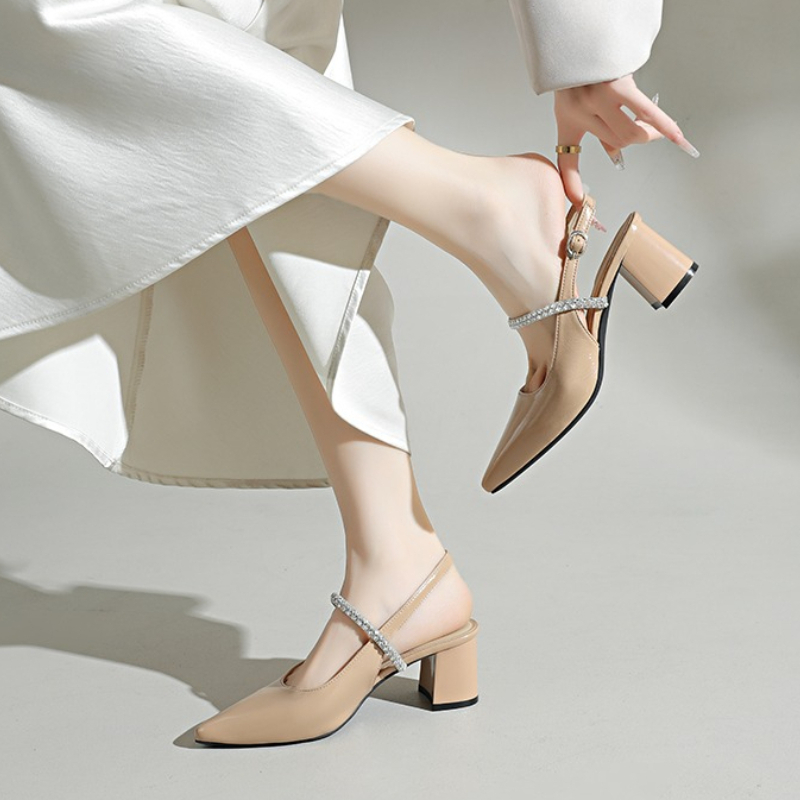 Women's Square Toe Rhinestone  - огляд і ціна Formal Women Daily Wear Shoes