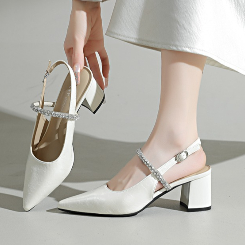 Women's Square Toe Rhinestone  - огляд і ціна Formal Women Daily Wear Shoes
