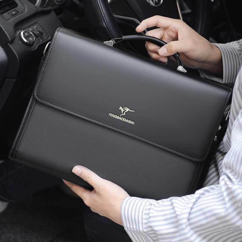 Luxury Men'S Briefcase Designe - огляд і ціна Structured Handbag Work