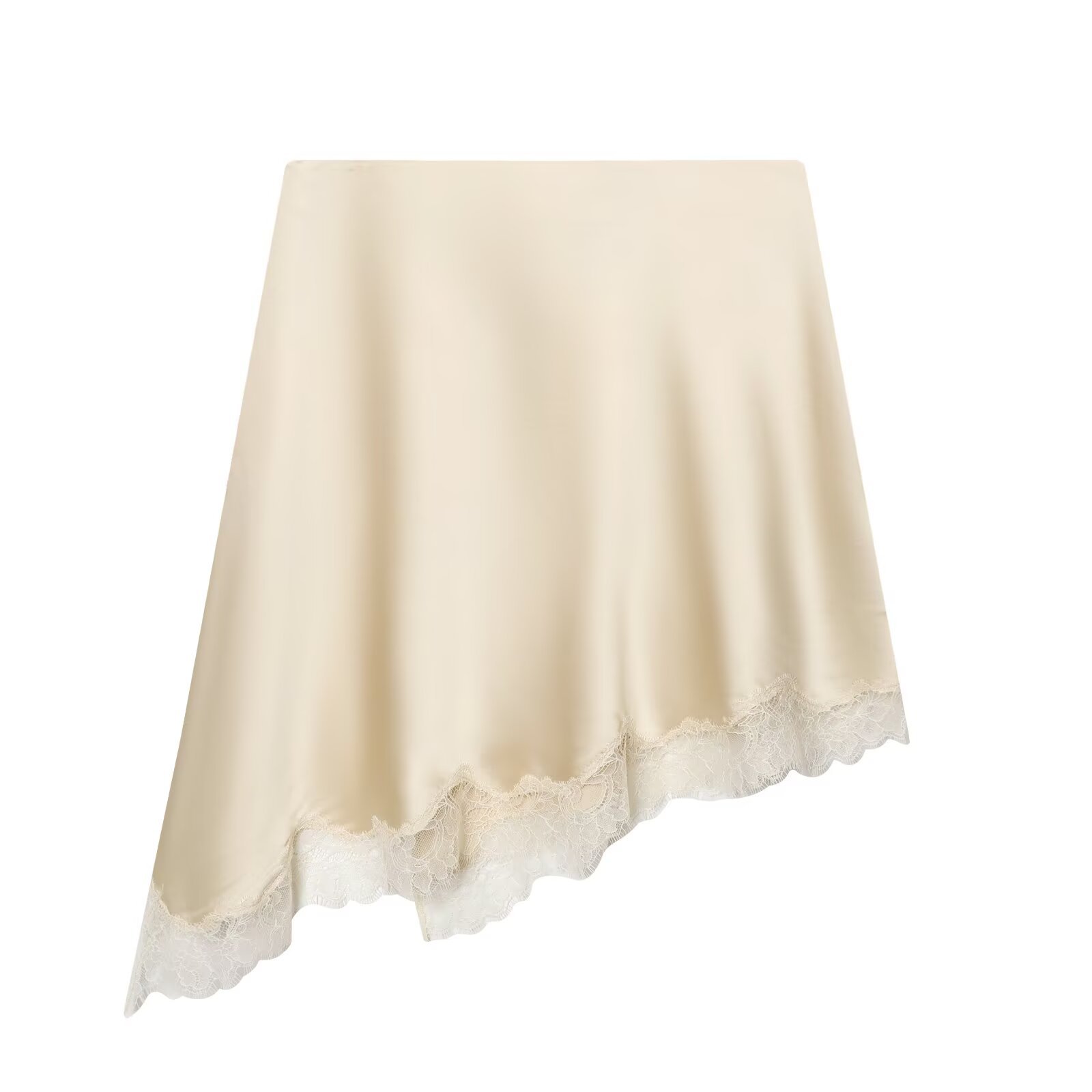 Women's Elegant Satin Lace Hem - огляд і ціна Yellow Formal Wear Women