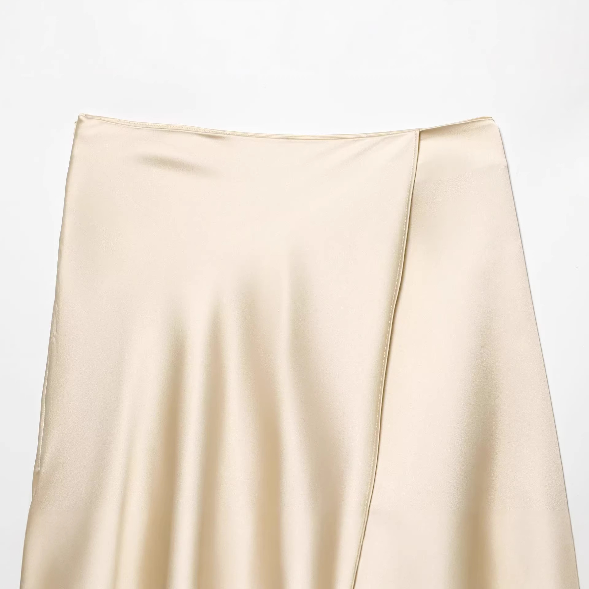 Women's Elegant Satin Lace Hem - огляд і ціна Yellow Formal Wear Women